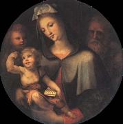 Domenico Beccafumi, The Holy Family with Young Saint John around